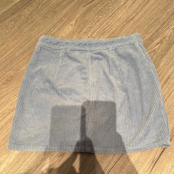 Rag & Bone Blue Mini Pencil Skirt - Picture 3 of 5